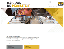 Tablet Screenshot of dagvandemobiliteit.nl
